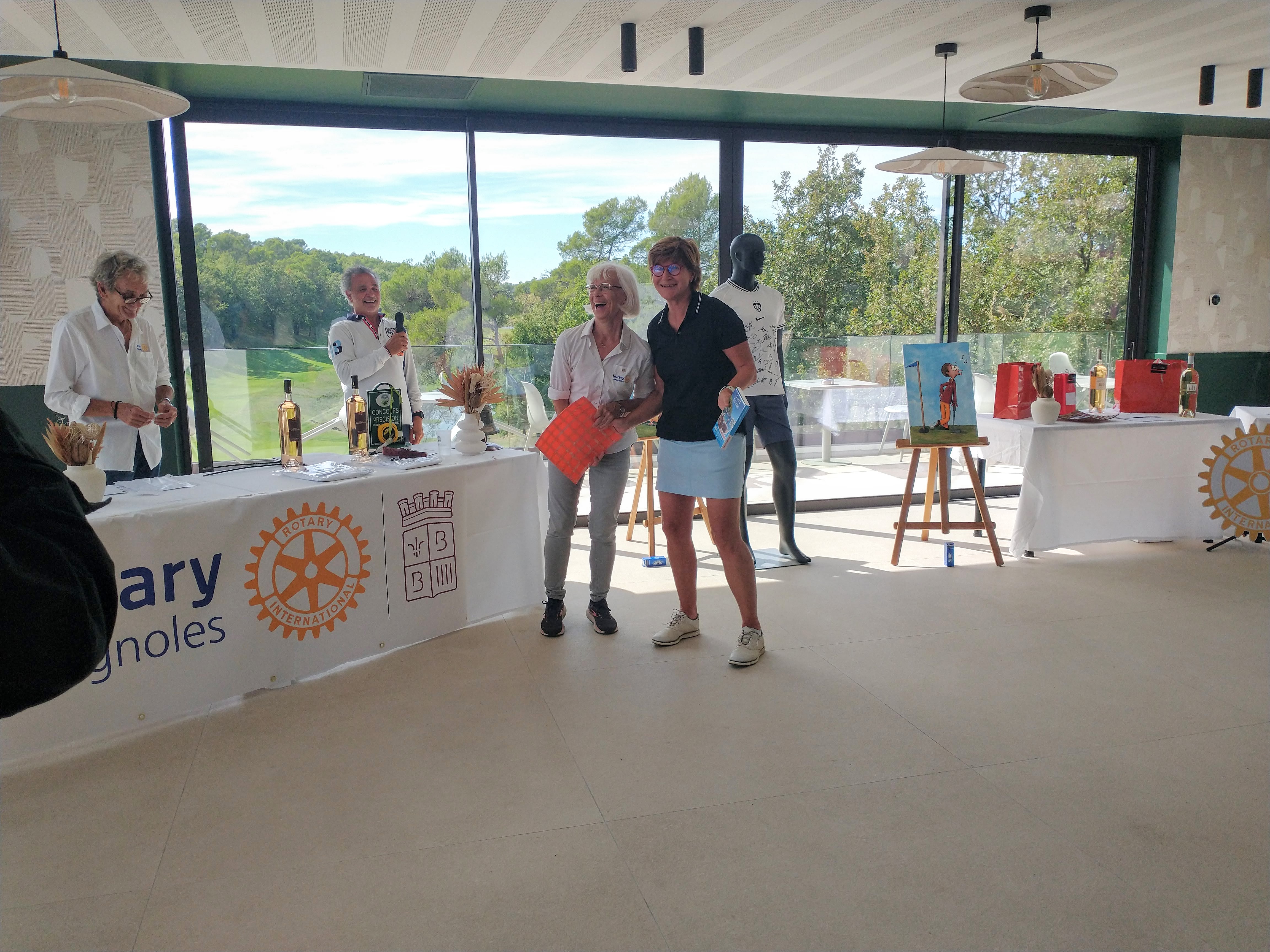 Une compétition à Barbaroux sous le signe du Rotary club de Brignoles. 